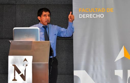 El juez Concepción Carhuancho pidió a nuestros estudiantes que luchen por sus ideales